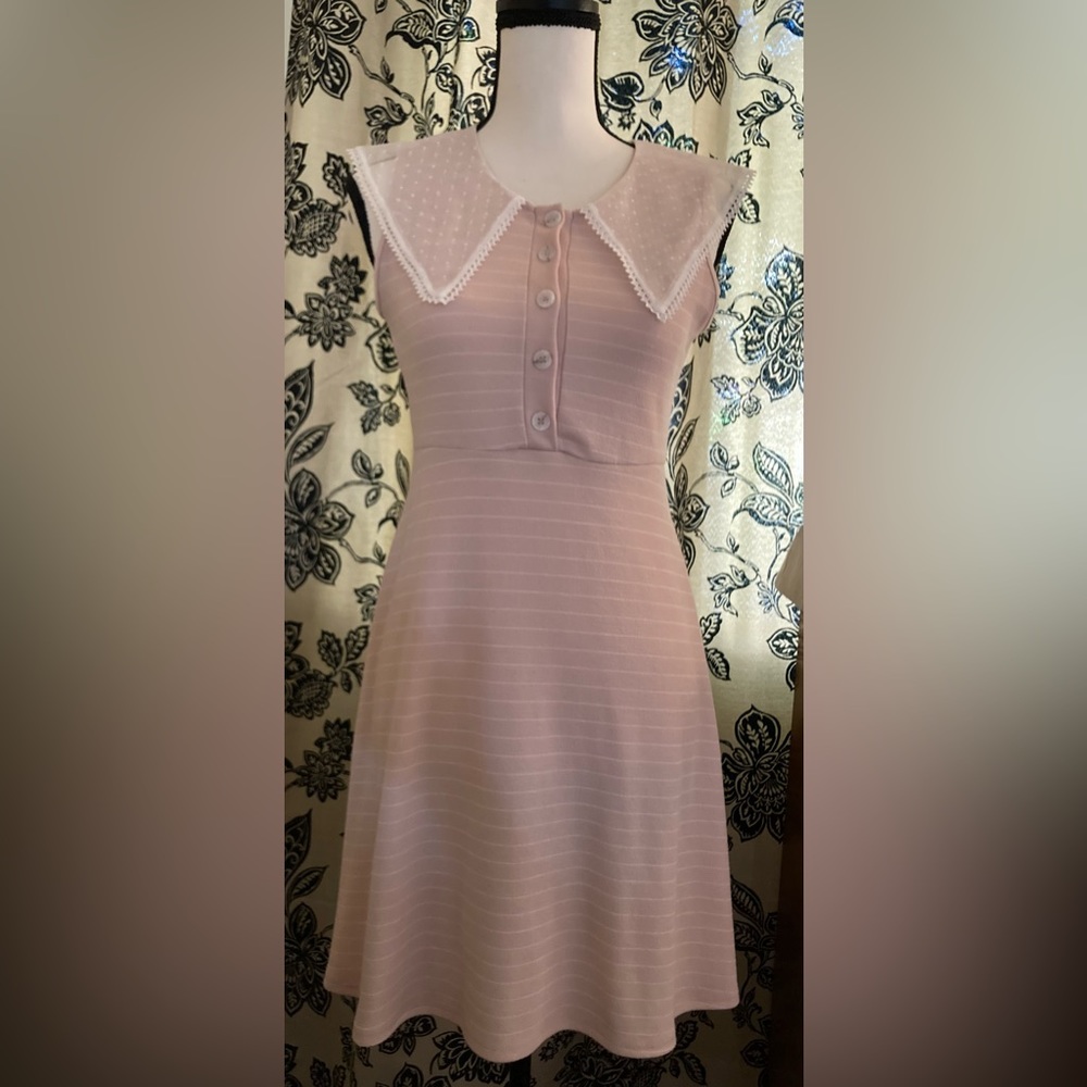 Vintage Style Lace Collar Ginger G Dress